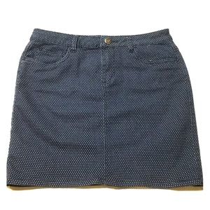 Blue polka dot denim skirt EUC Bundle fo $5